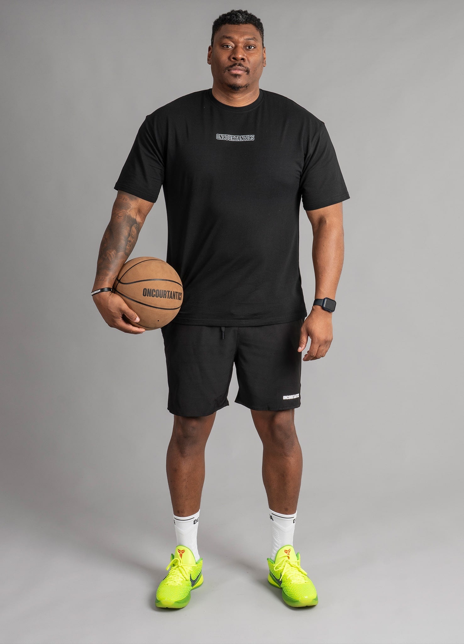 Court is King Oversized T-shirt - Black