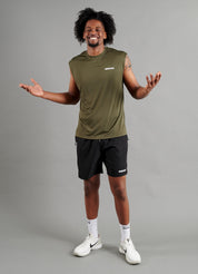 OCA Essentials Sleeveless Tank - Khaki