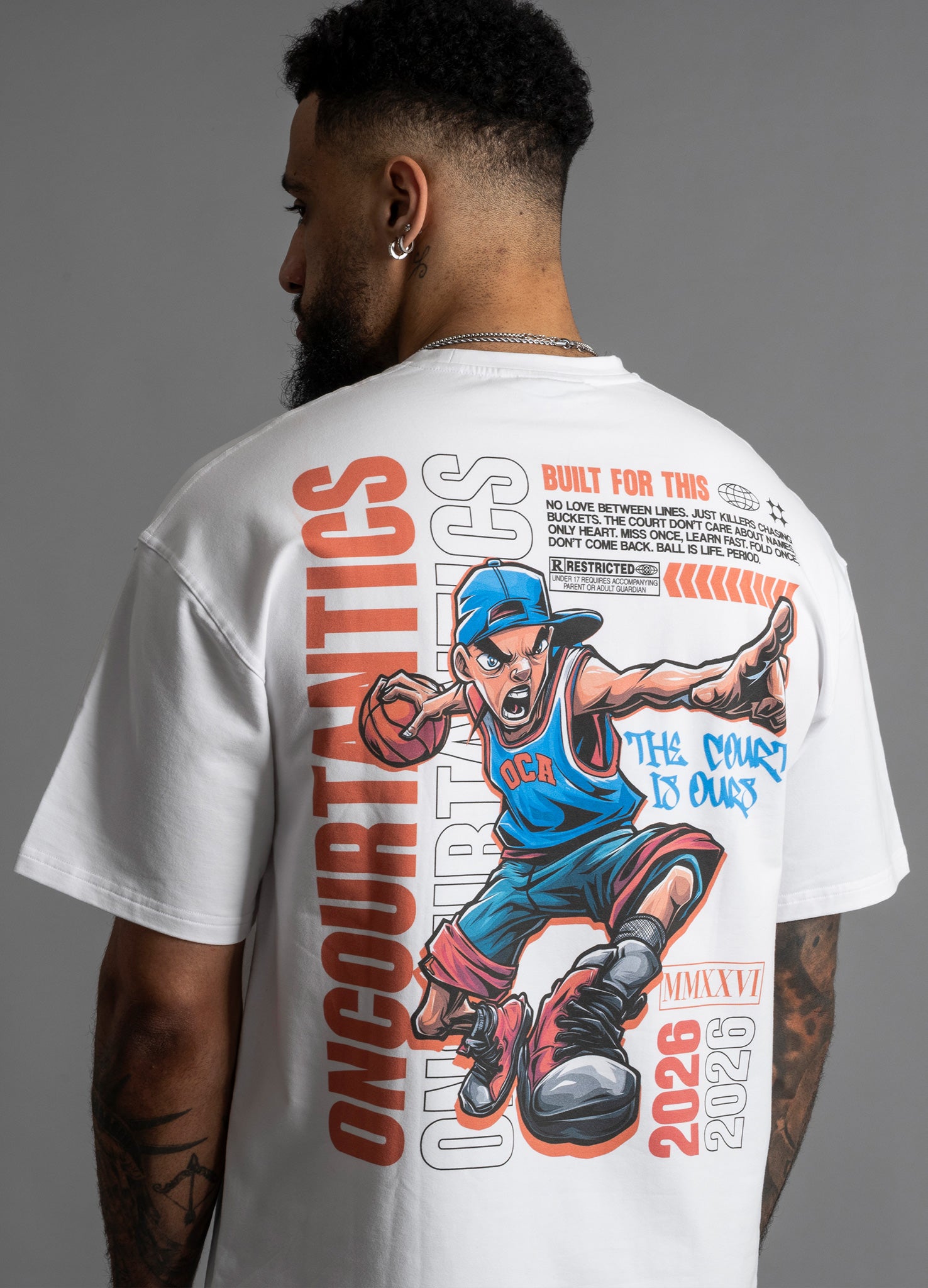 Built For This Oversized Basketball T-Shirt