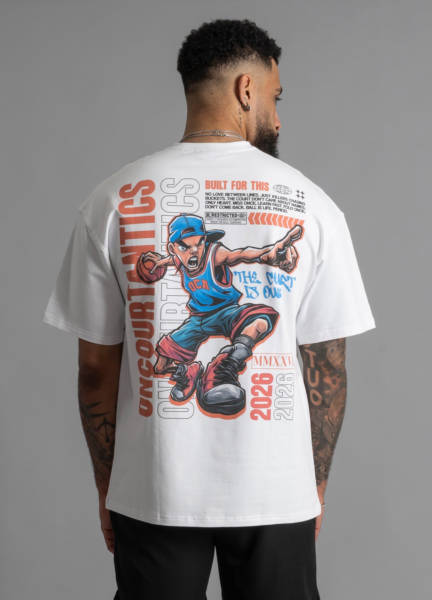 Built For This Oversized Basketball T-Shirt